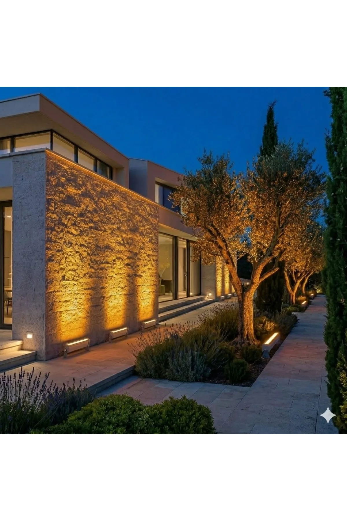 6x1W AMBER IP67 18CM LED WALLWASHER
