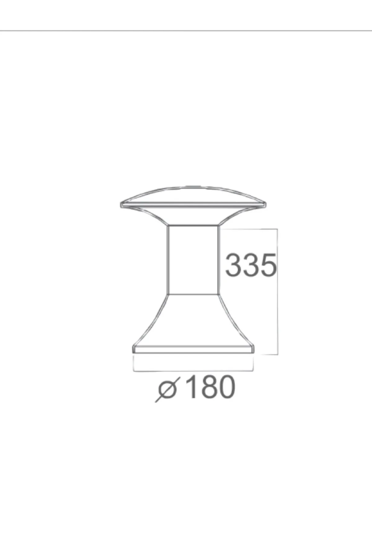 GAIA SET ÜSTÜ BAHÇE ARMATÜRÜ E27 - Görsel 3