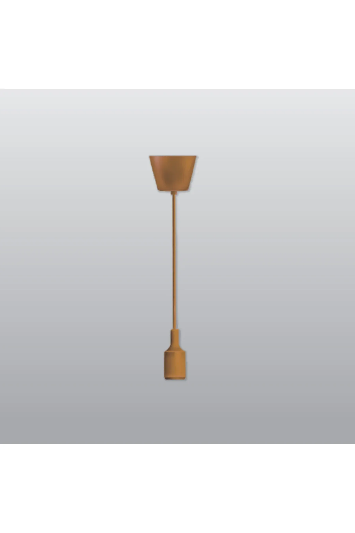 DEKORATİF MODERN SARKIT ASKI APARATI E27 - BROWN RENK - Görsel 2
