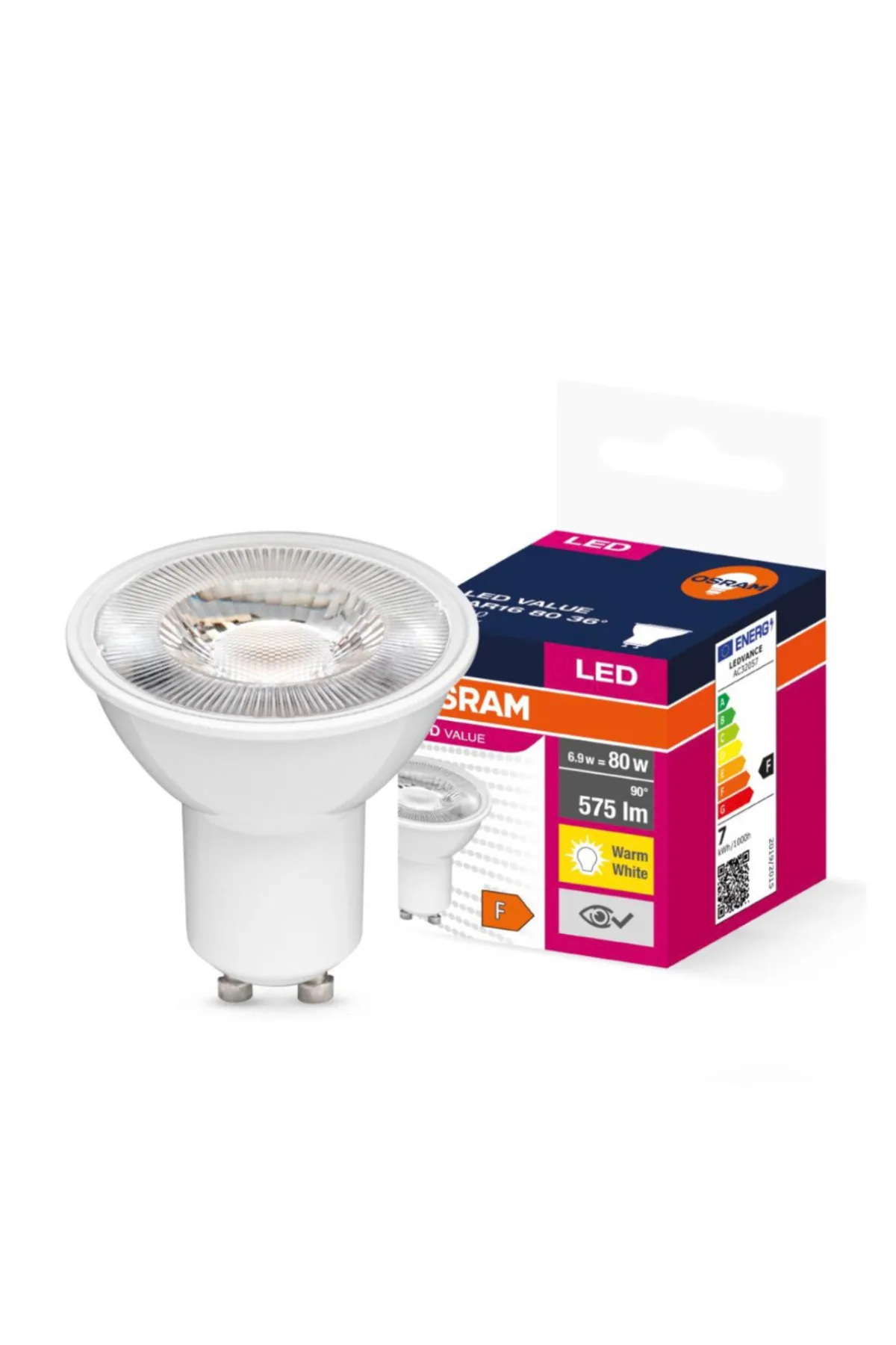 GU10 Led Ampul 6.9 W 3000K Gün Işığı (10 Adet) - Görsel 2