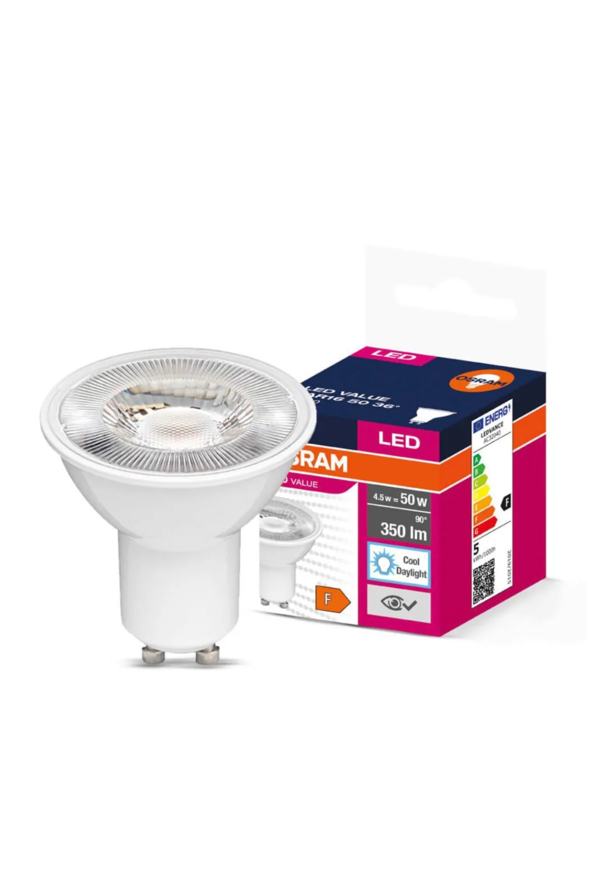 GU10 Led Ampul 4.5W 4000K Sıcak Beyaz (10 Adet) - Görsel 2