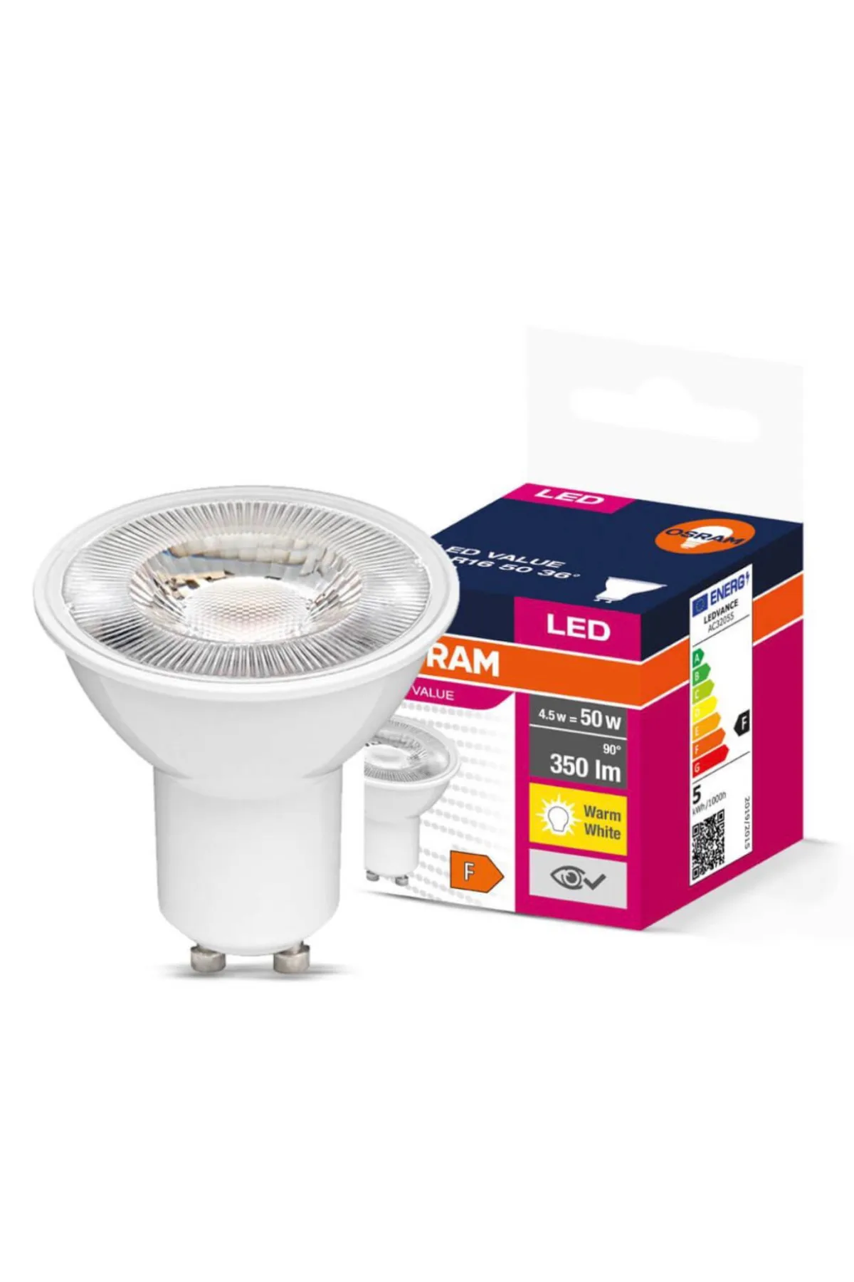 GU10 Led Ampul 4.5W 3000K Gün Işığı (10 Adet) - Görsel 2