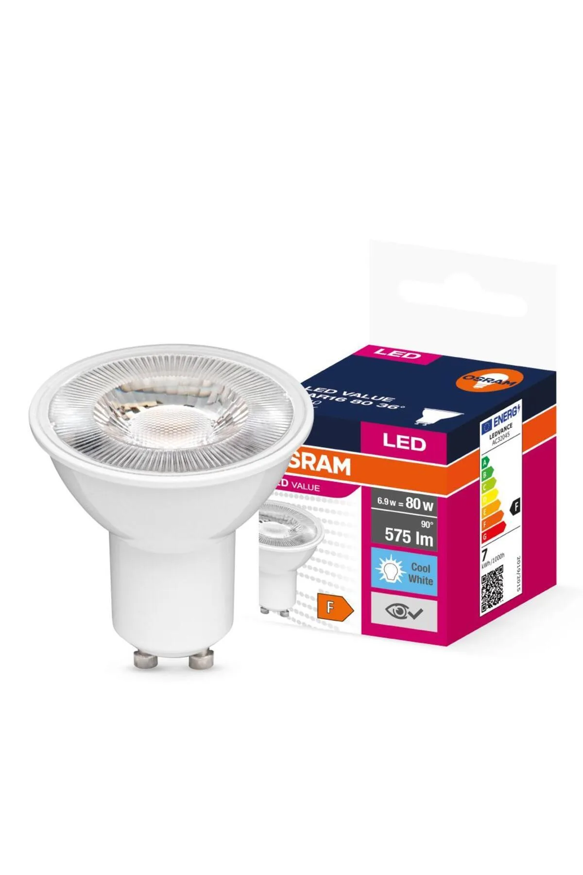 LED Value PAR16 6.9W GU10 4000K Soğuk Beyaz Ampul 10 Adet
