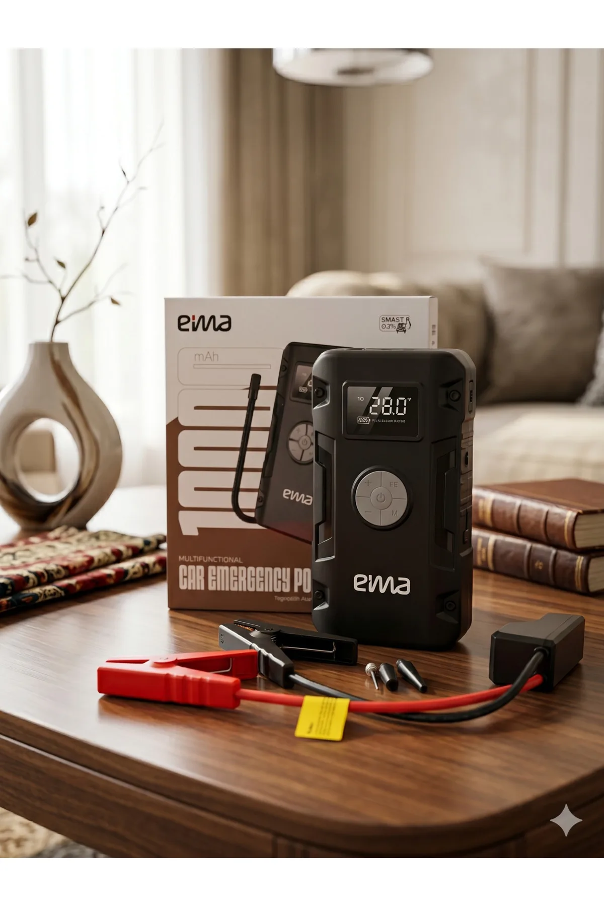 EAP-1 Taşınabilir Acil Durum Güç Kaynağı - Powerbank & Hava Kompresörü & Akü Takviye Seti