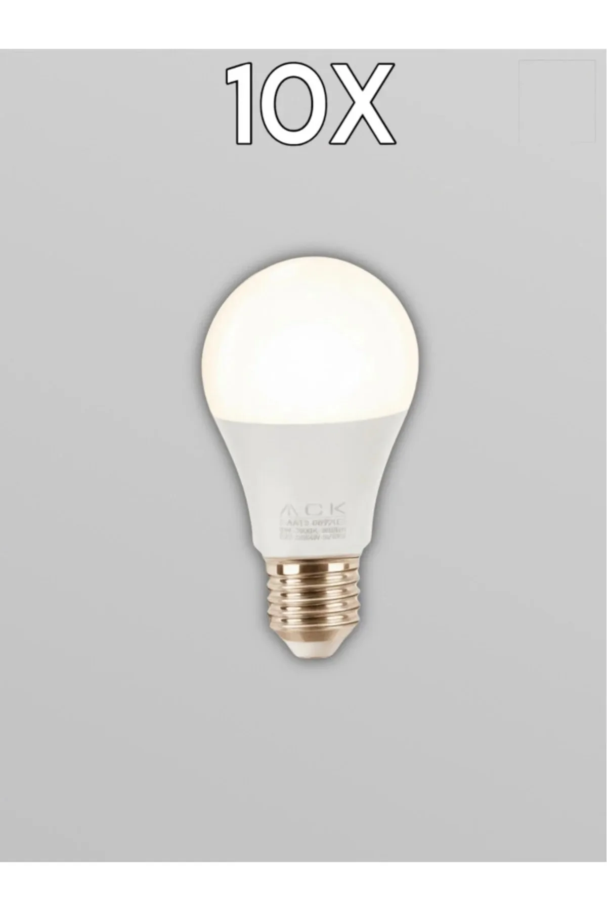 LED Ampul 9W E27 A60 BEYAZ 6500K 4 Adet - Görsel 2