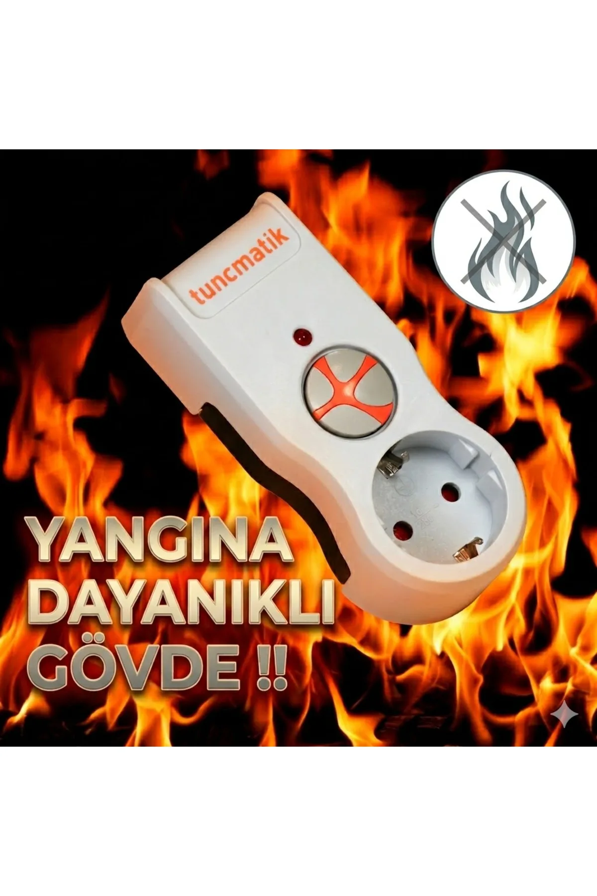 TEKLİ Akım Korumalı Priz 1050 Joule – Çocuk Kilitli & Sigortalı Güvenlik - Görsel 4