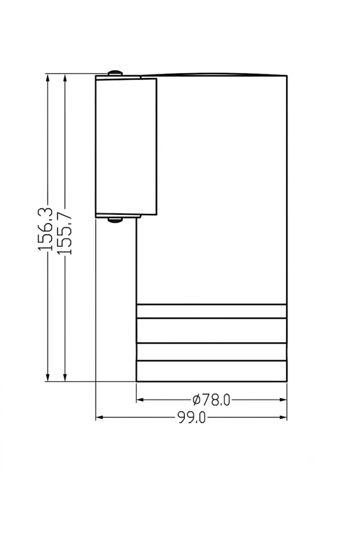 9W LED DUVAR ARMATÜRÜ / SİYAH / YUVARLAK / 6500-4000-3000K BUTONLU RENK SEÇENEĞİ IP65 - Görsel 2