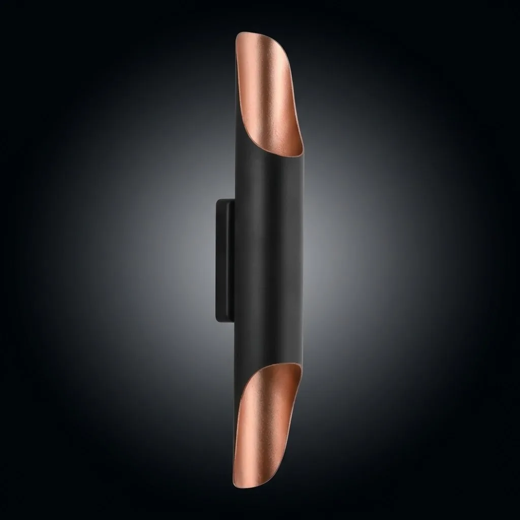 Çift Yönlü İç Mekan Aplik Siyah Bakır