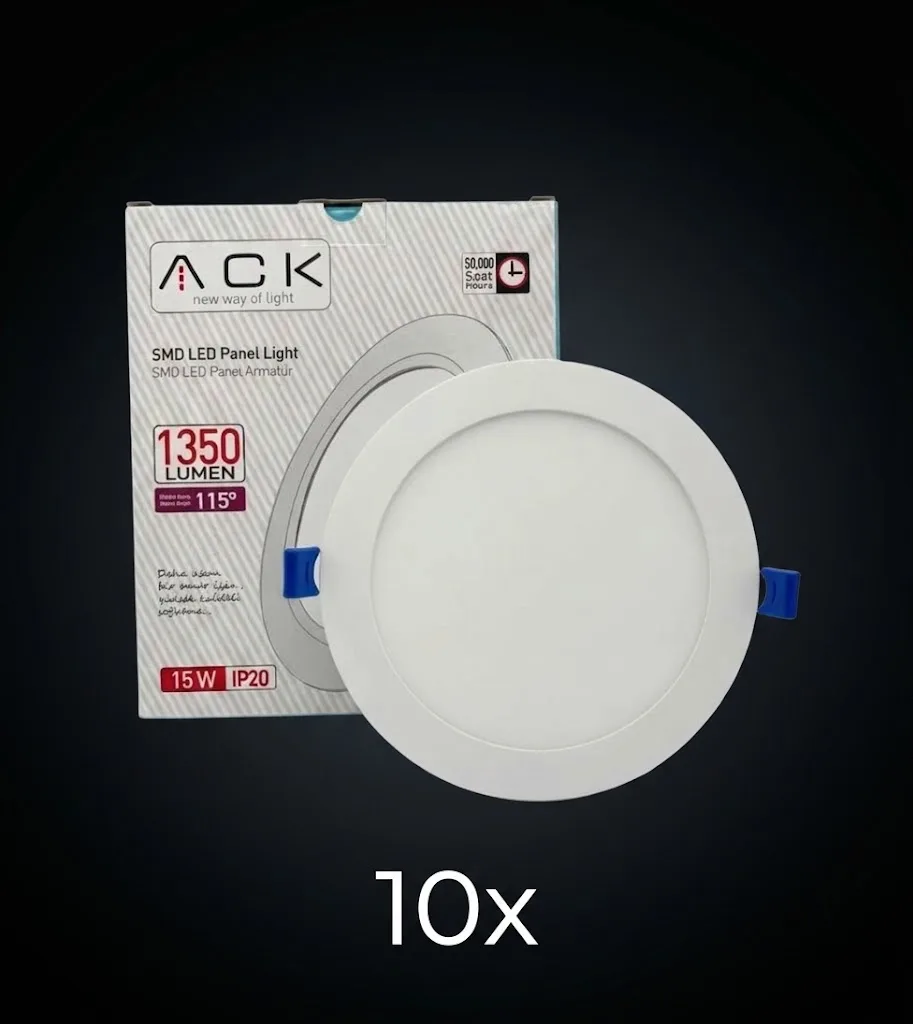 15W Sıva Altı Led Panel 6500K 10 ADET