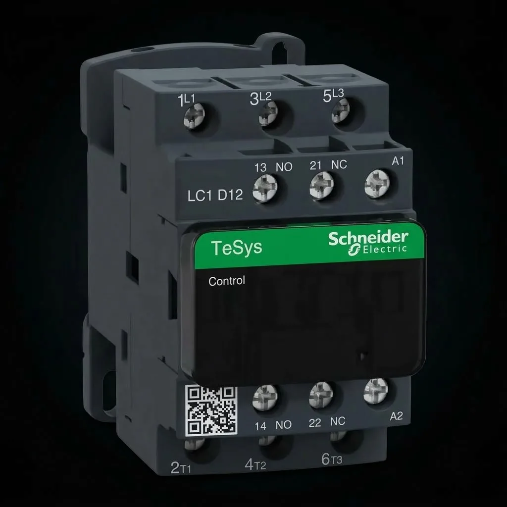 Schneider LC1D12M7 TeSys D 12 A 5,5 kW 220V AC Kontaktör 3 Kutuplu 1NO+1NC AC-3