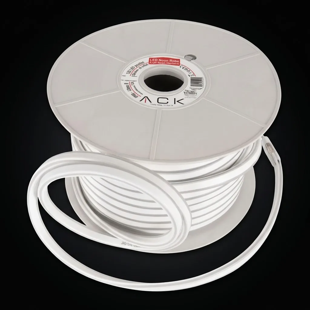 220V IP65 NEON LED AMBER 50 METRE